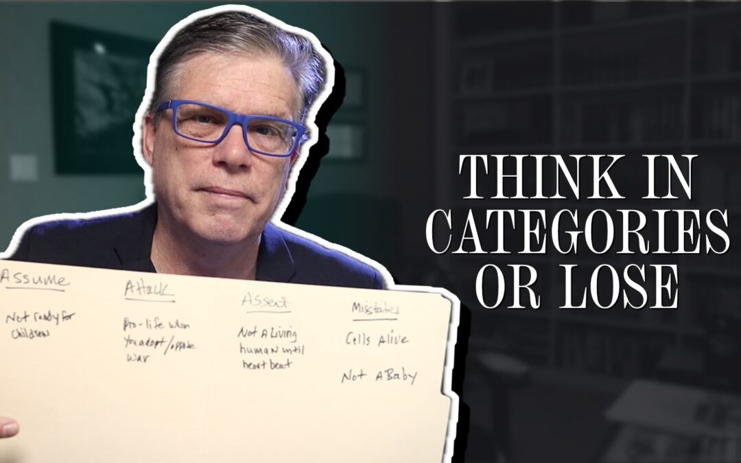 Think in categories or lose