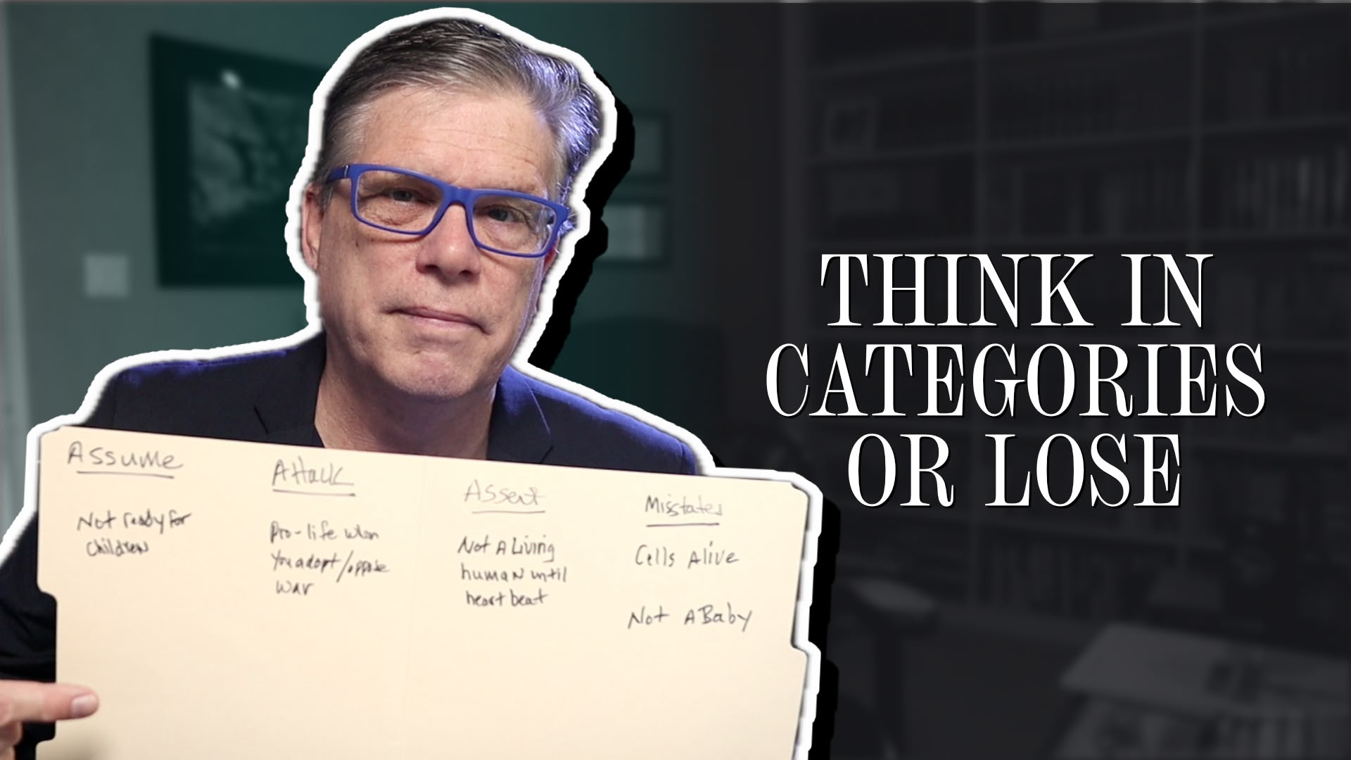 Think in categories or lose