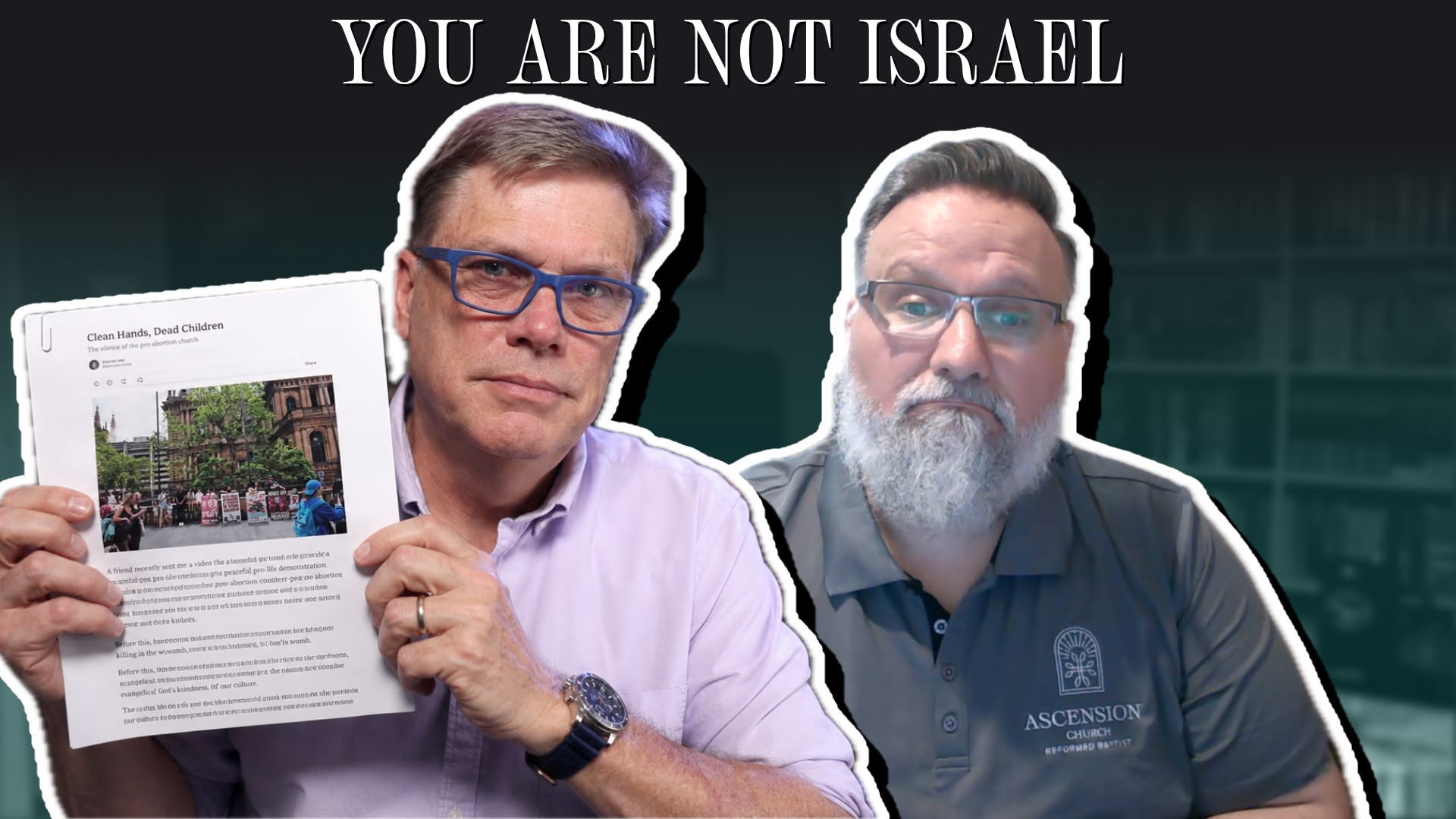 You Are Not Israel: Dr. Craig Ireland on Imperfect Pro-Life Laws